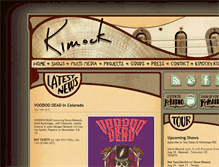 Tablet Screenshot of kimock.com